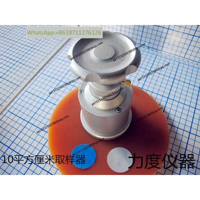 Textile fabric pocket gram weight instrument small disc sampler mini dial sampling knife including Oxford pad free shipping
