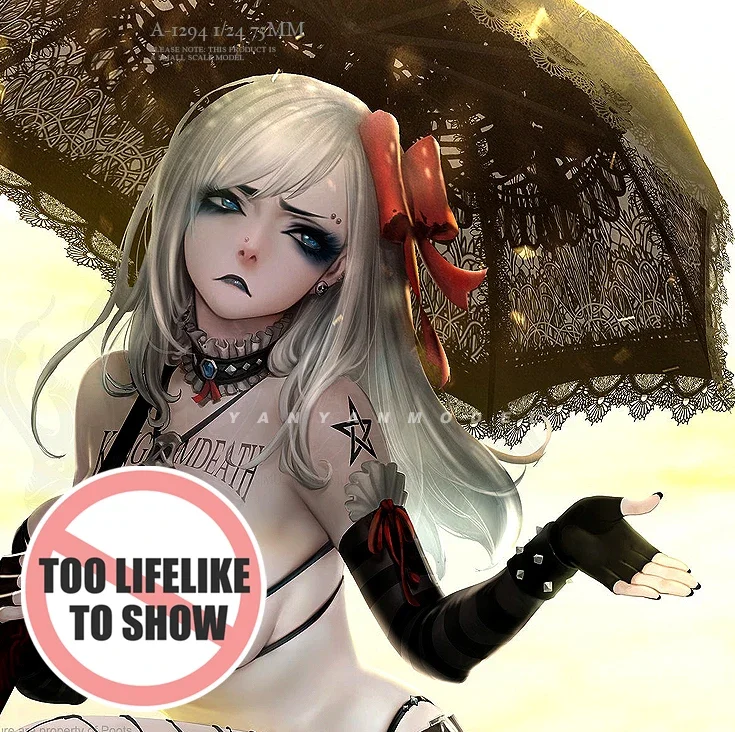 

75mm Resin model kits figure beauty colorless and self-assembled A-1294
