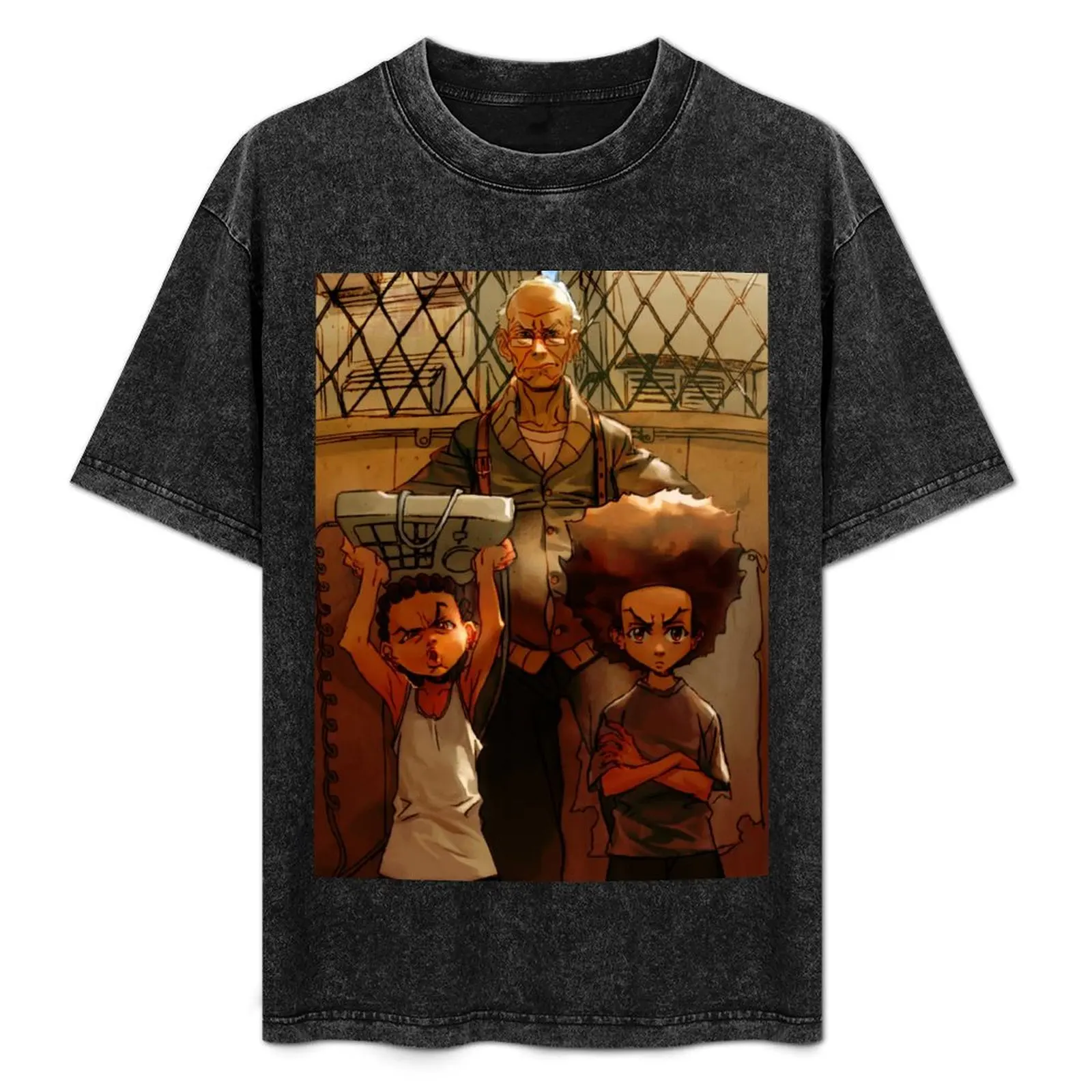 

The Boondocks Huey T-Shirt Standard Fit Solid Tee Shirt