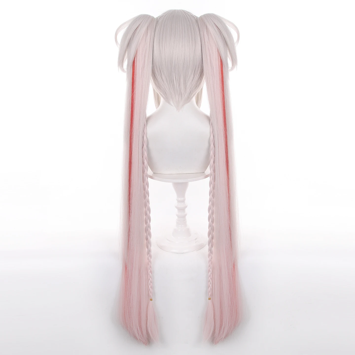 Honkai Star Rail Sparkle Sweet Dream Radio Wave Cos Wig 100cm Claw Clip Ponytail Scalp Top Anime Cosplay Hair With Free Wig Cap view 5