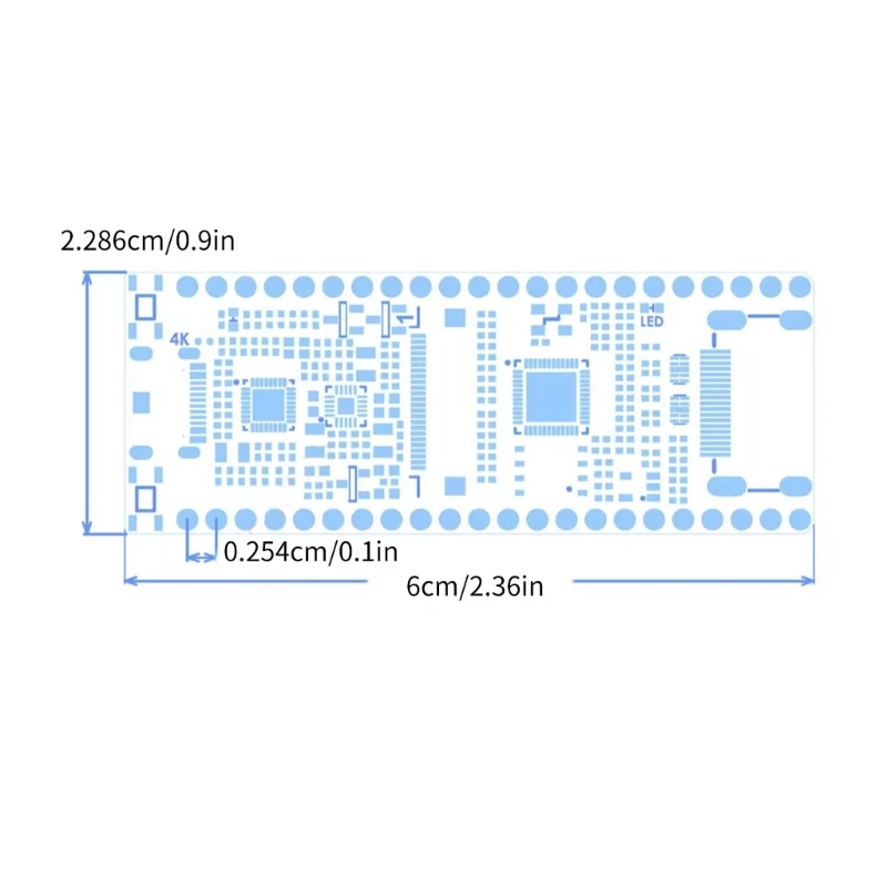 Lichee 4K Gowin Minimalistische FPGA GoAI Development Board GW1NSR-LV4C 64Mbit PSRAM voor Digitale Logica Experimenten Apparaat