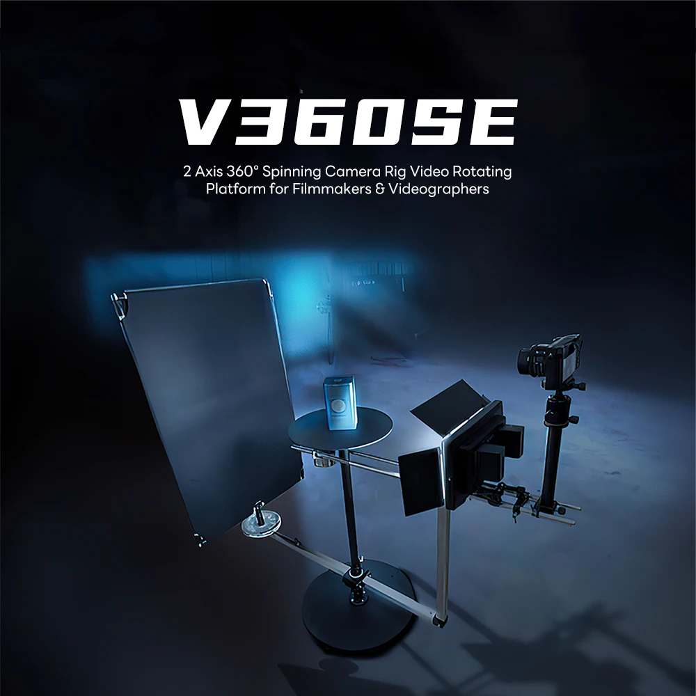 2 แกน 360° แพลตฟอร์มหมุนกล้อง สำหรับนักสร้างวิดีโอและช่างภาพมืออาชีพ ใช้งานจริง รีวิวแบบละเอียด