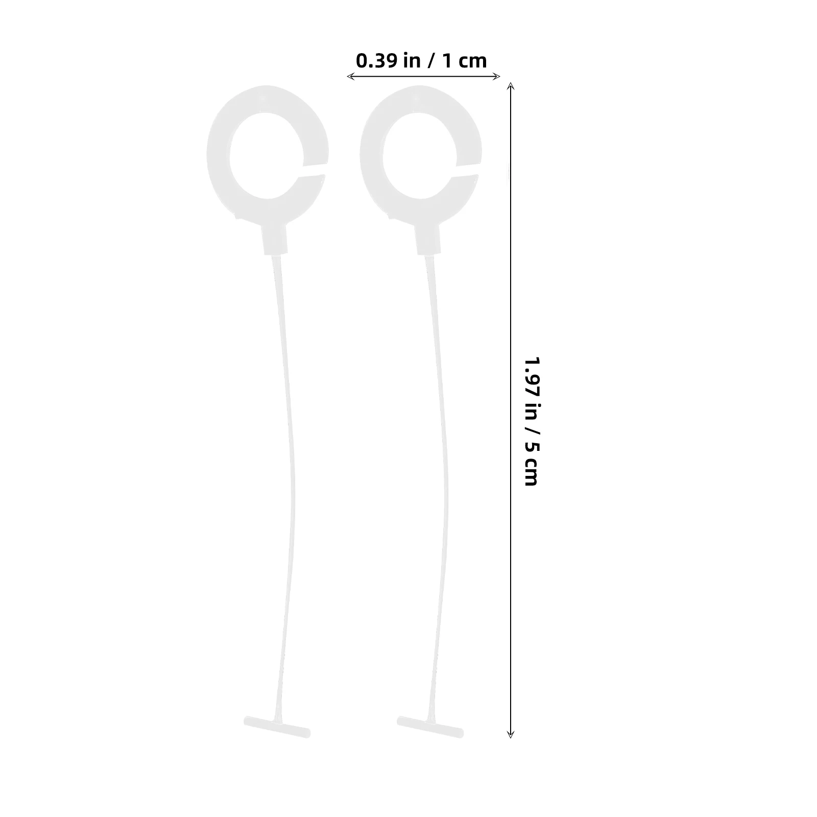 

5000pcs Hooks Plastic Fasteners Clothes Tag Hook Clothing Hanging Tag Accessory Price Label Hanger Hook Fasteners