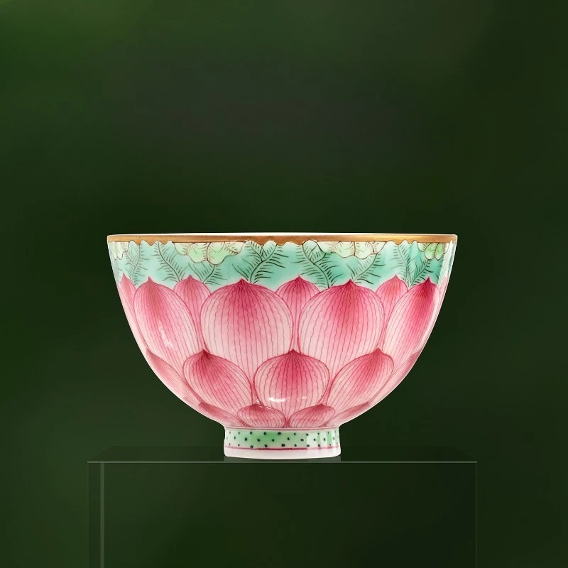 

All hand-painted pastel pastel family ceramic tea cup