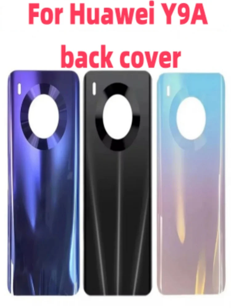 Back cover For Huawei Y9A Battery Cover Back Glass Panel Rear Housing Door Case Replacement