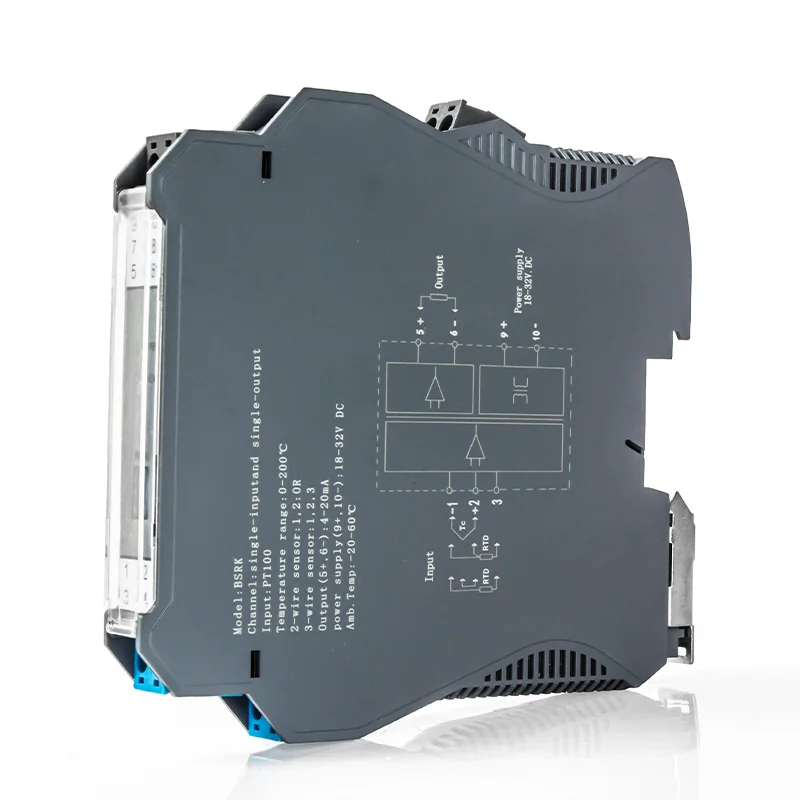 PT100 PT1000 Temperaturtransmitter 4-20mA RTD Temperaturmodul Signalkonverter DIN-Schienenmontage – Detail 3