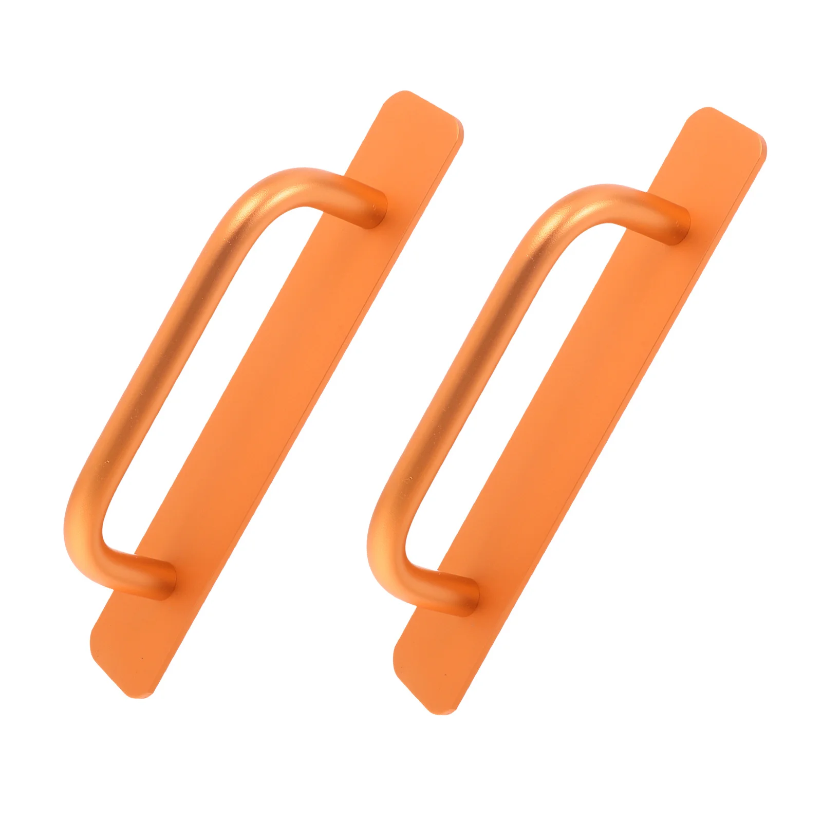 

2pcs Aluminum Alloy Pull Handles Self-Stick No-Drill Cabinet Handles For Kitchen Drawers Wardrobes Sliding Doors Adhesive Door