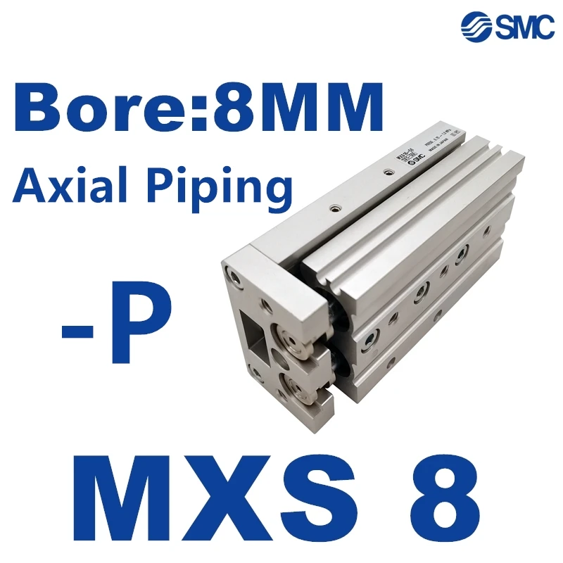 

MXS8 NEW SMC MXS8-10P MXS8-20P MXS8-30P MXS8-40P MXS8-50P MXS8-75P ASP Axial Piping Air Slide Table Guide Cylinder Pneumatic