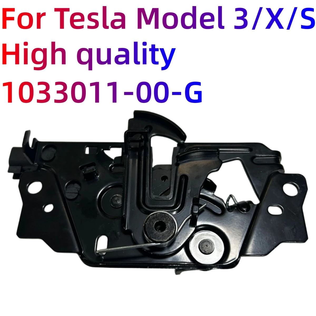 1033011-00-G For Tesla Model 3/X/S 2017-2020 Car Front Bonnet Hood Lock Block Latch Front Trunk Lid Lock Direct Replacement