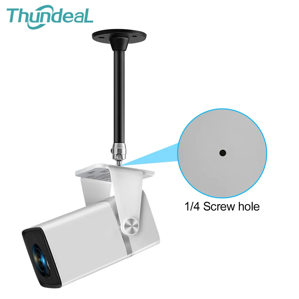 6mm Camera Monopods Projector Tripod Metal Wall Ceiling Mount 1/4 Hanger Mounting YG300 HY300 Pro TDA6W Mini Projector Bracket