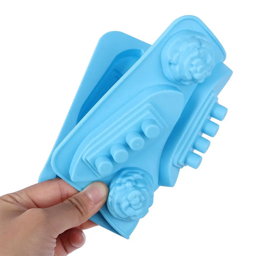 

Soft Manufacturing Pudding Drinks Gadgets Party Summer Cake Mould for Kitchen Ice Cube Trays Titanic Shaped Silicone Mold