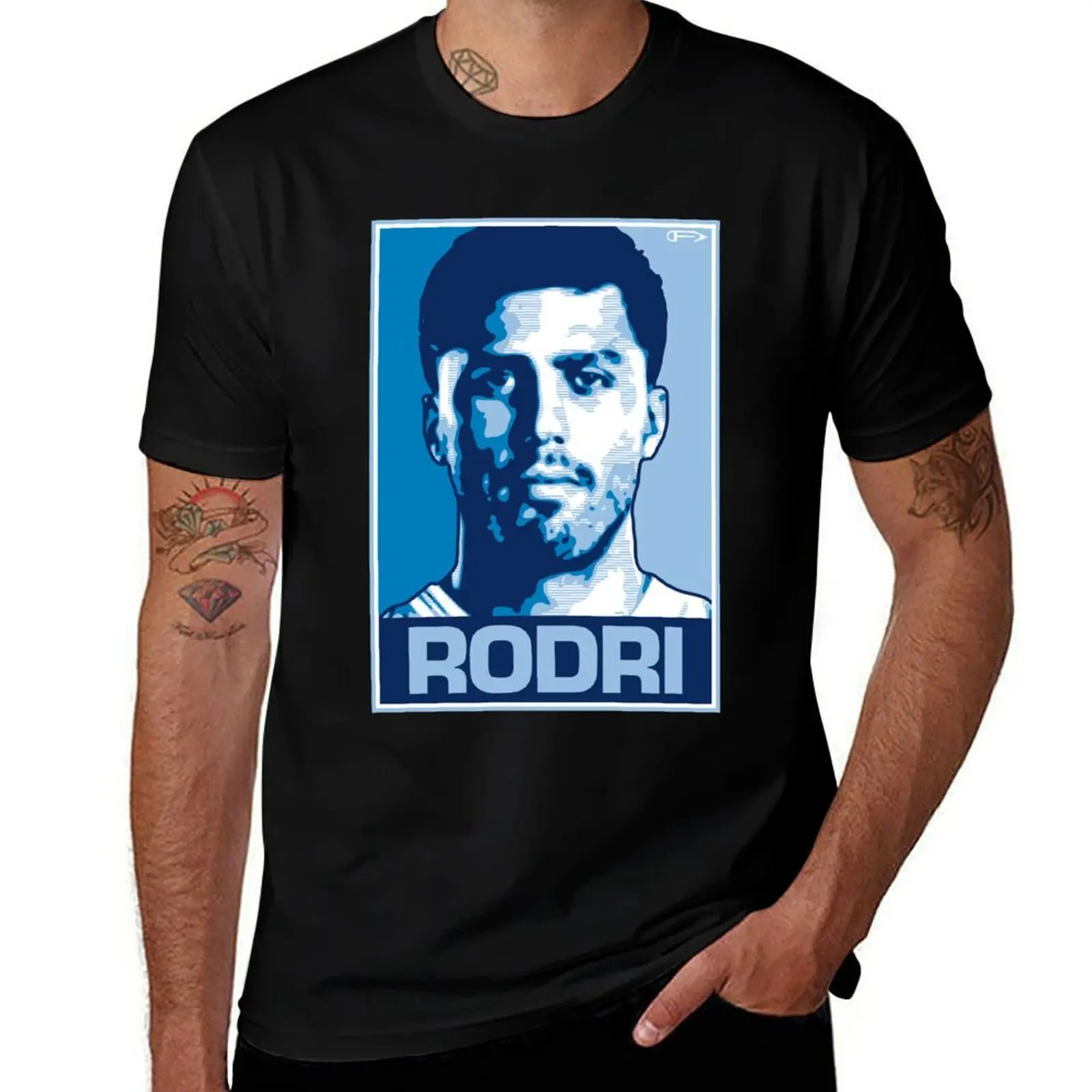 

Rodri - MCFC T-Shirt cotton t shirt man t shirts for man cotton funny t shirts for man graphic tees T-Shirt