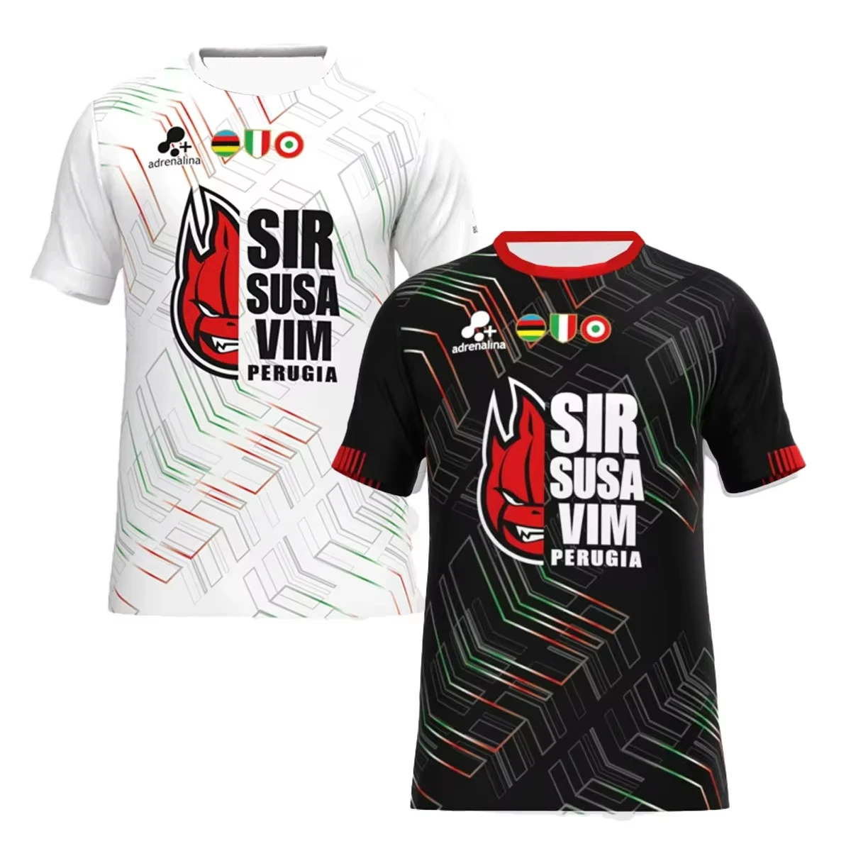 2025 الرجال الإيطالية السير سوسا فيم بيروجيا الكرة الطائرة جيرسي تي شيرت س الرقبة التجفيف السريع التدريب الملابس تنفس بلوزات كبيرة الحجم