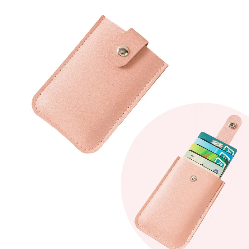 EZONE Card Bag Clip Anti-degaussing Pull-out Zero Wallet Portable Business Men Card Sleeve Card Holder Bus Card Credit Card Case