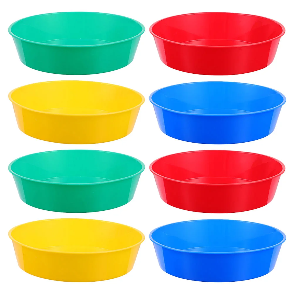 

8 Pcs Plastic Palette Bowl Mixing Trays Paint Palettes Artist Child