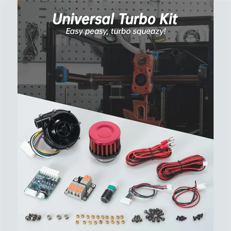 EAS-24V منفاخ الهواء بالطرد المركزي بدون فرش WS7040-24-V200 BLDC مروحة نفخ 6.5Kpa للطابعة Vzbot Hevort ثلاثية الأبعاد