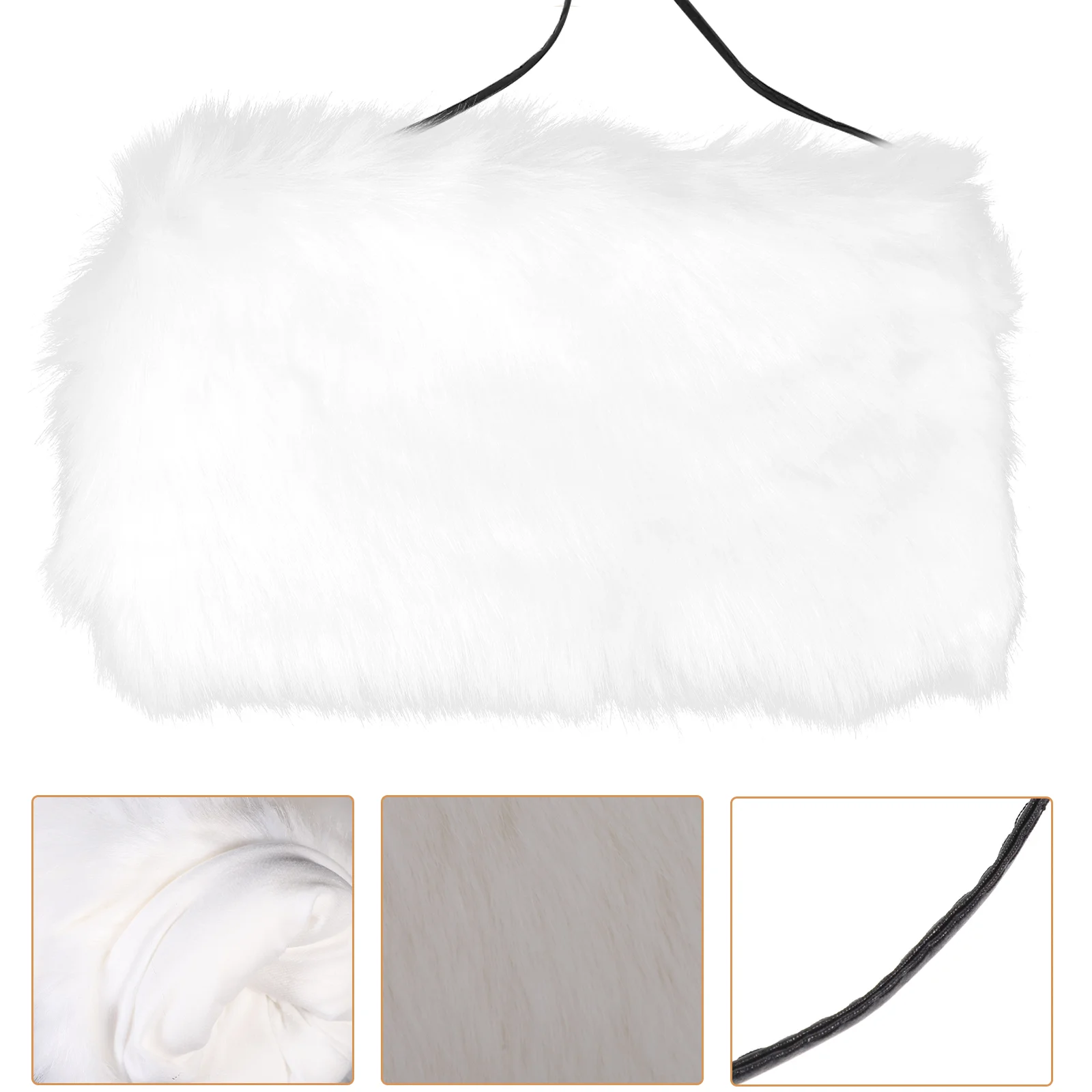 Arm Cuff Imitation Fox Fur Hand Warmer Child Winter Gloves for Kids Muff Faux Tank