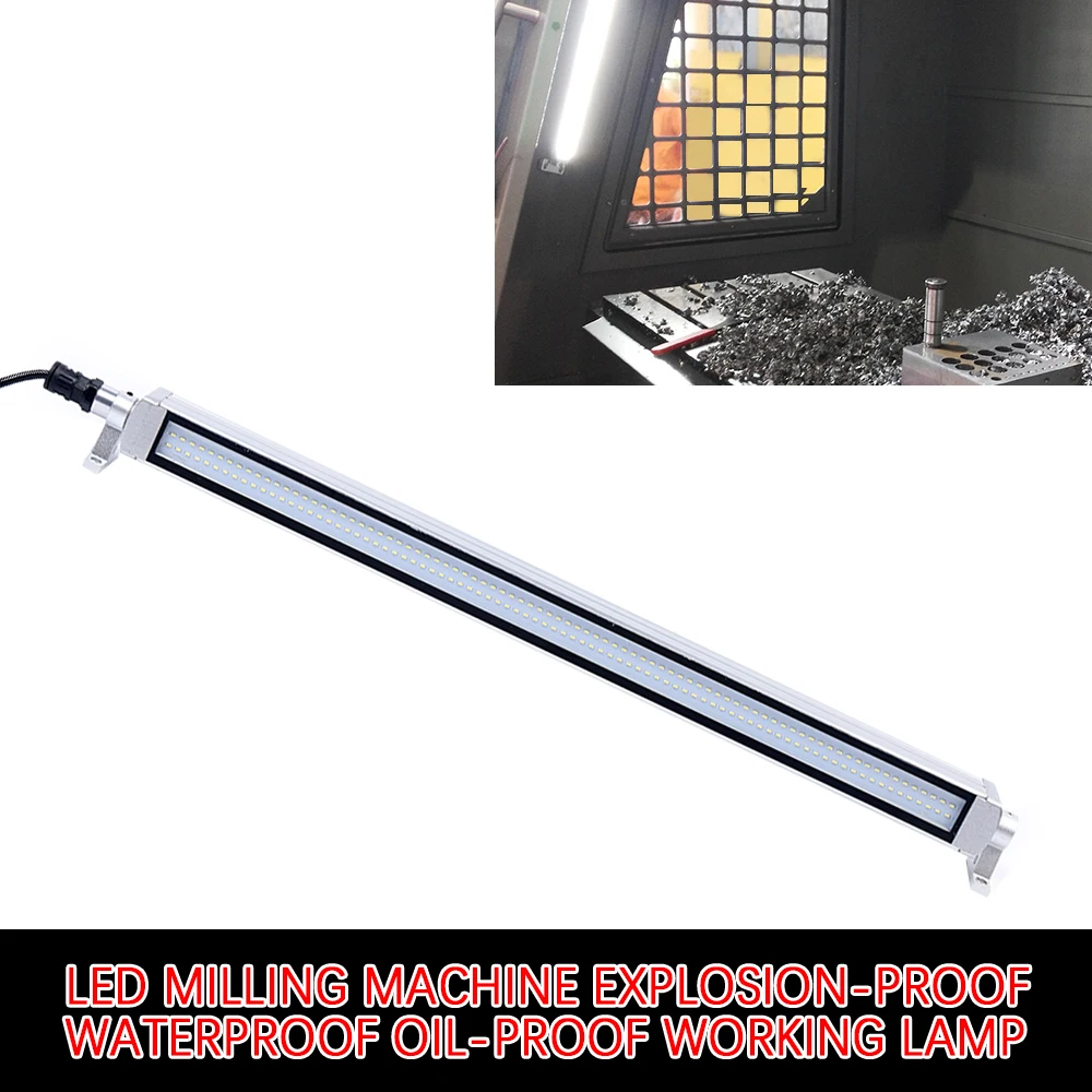 12w LED Light CNC Industrial Work Lamp for Milling Router Lathe Sewing Machine Work Light Explosion-Proof Lamps