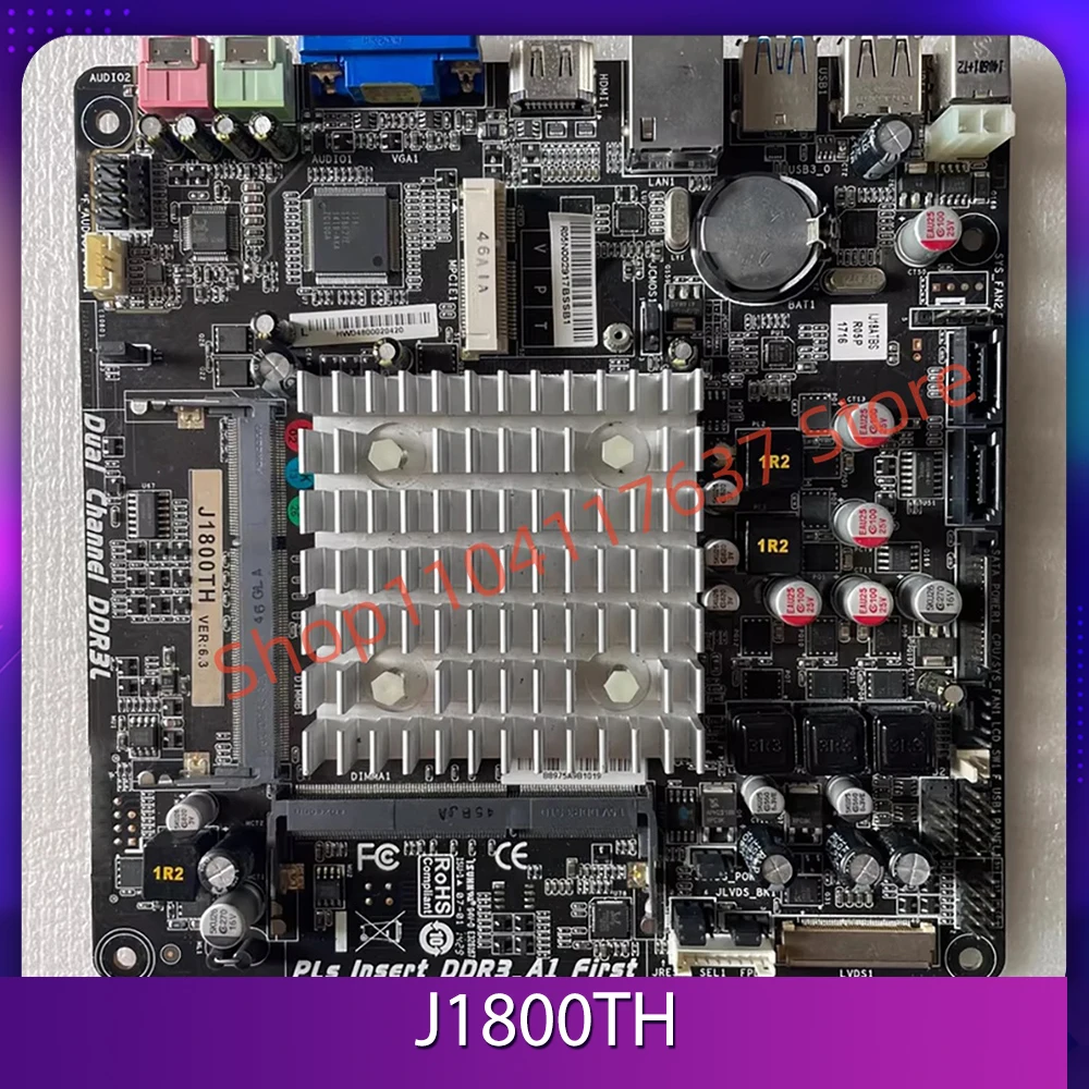 Main board of industrial computer integrated machine  J1800TH