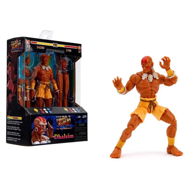 

In Stock Original Jada Ultra Street Fighter II The Final Challengers Dhalsim 6 Inch Action Figure