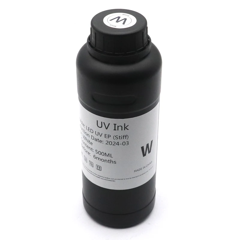 500ML LED UV Ink For TX800 XP600 L800 L1800 L805 DX5 DX7 DX10 DX4 DX6 Printhead For Epson 1390 R1800 R1900 UV Modified Printer