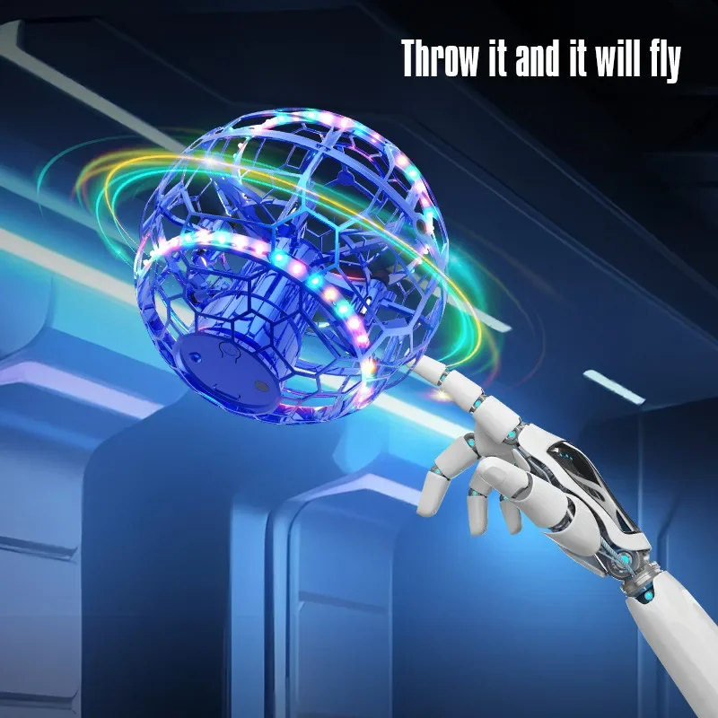 Popolare Q8 RC Palla Volante Drone Palla Galleggiante Giocattolo Palla Volante Giocattolo Volare Spinner Rotante Regalo di Compleanno per I Bambini