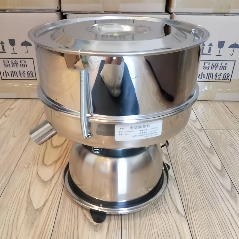 Vibrating al hine Sieve for Powder Particle Sieve Stainless Steel Chinese Medicine Henna 50W