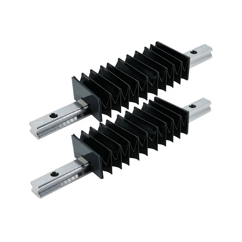 HLTNC CN U Shaped Nylon Bellows Flexibility Dust Cover for Linear Laser Guide Rail Cover Organ Dust CoverHGR 15 20 25 30 for Cnc