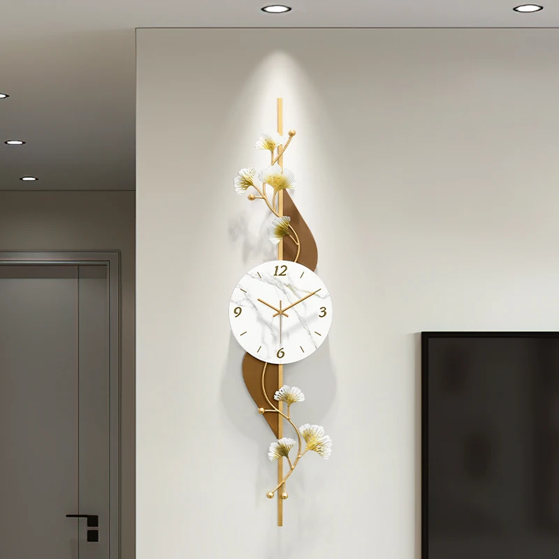 

Minimalist Fashion Wall Clocks Art Mural Large Luxury Interior Aesthetic Wall Watch Silent Restaurant Reloj De Pared Home Decor