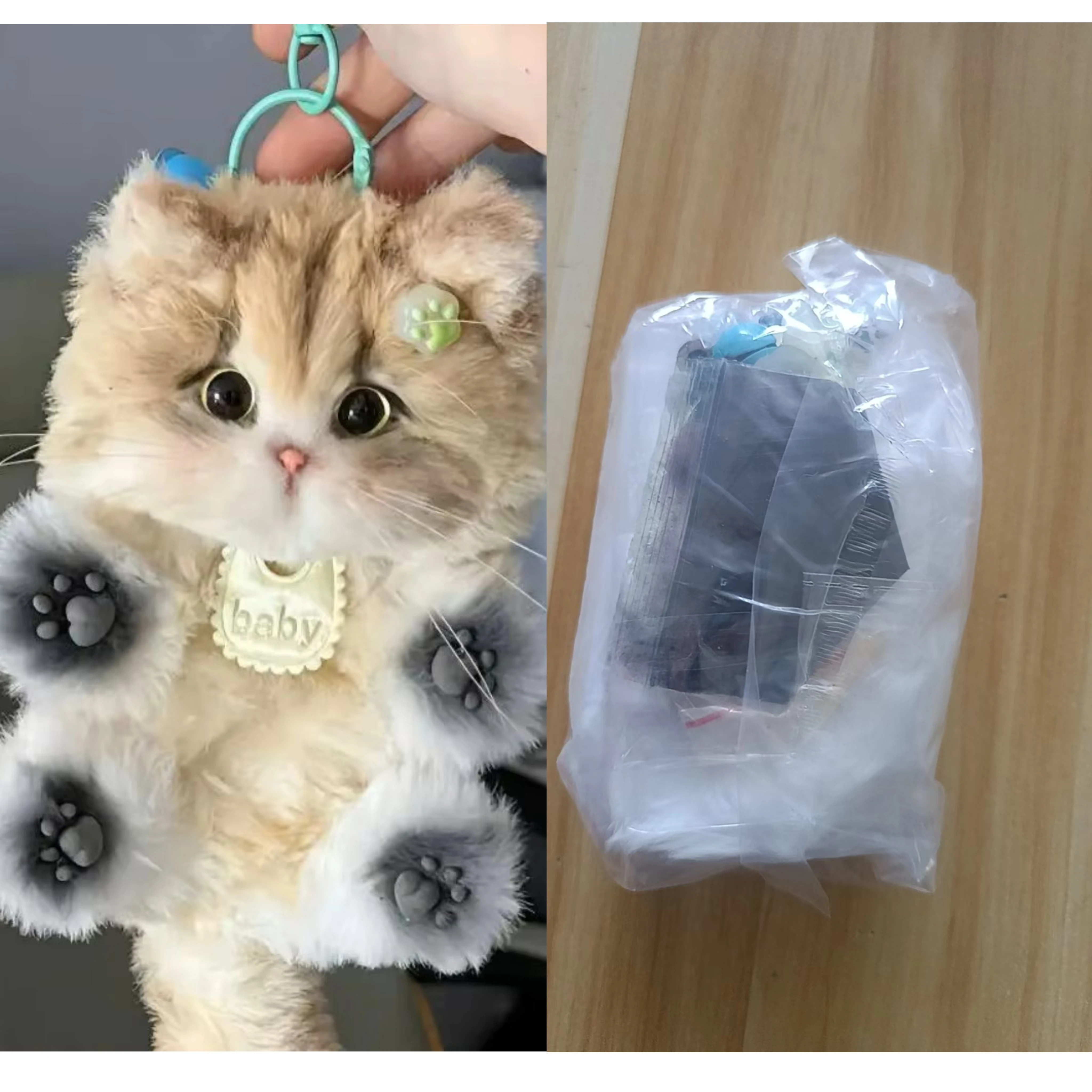 Twisty Stick Little Cat Pendant Handmade Diy Material Package Cute Pendant Birthday Qixi Festival Gift for Girls