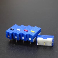 10Pcs ZF Micro switch Gold Dot Red Dot White Dot Black Dot DGAE DGBE Microswitch Button Maintenance Accessories Switches