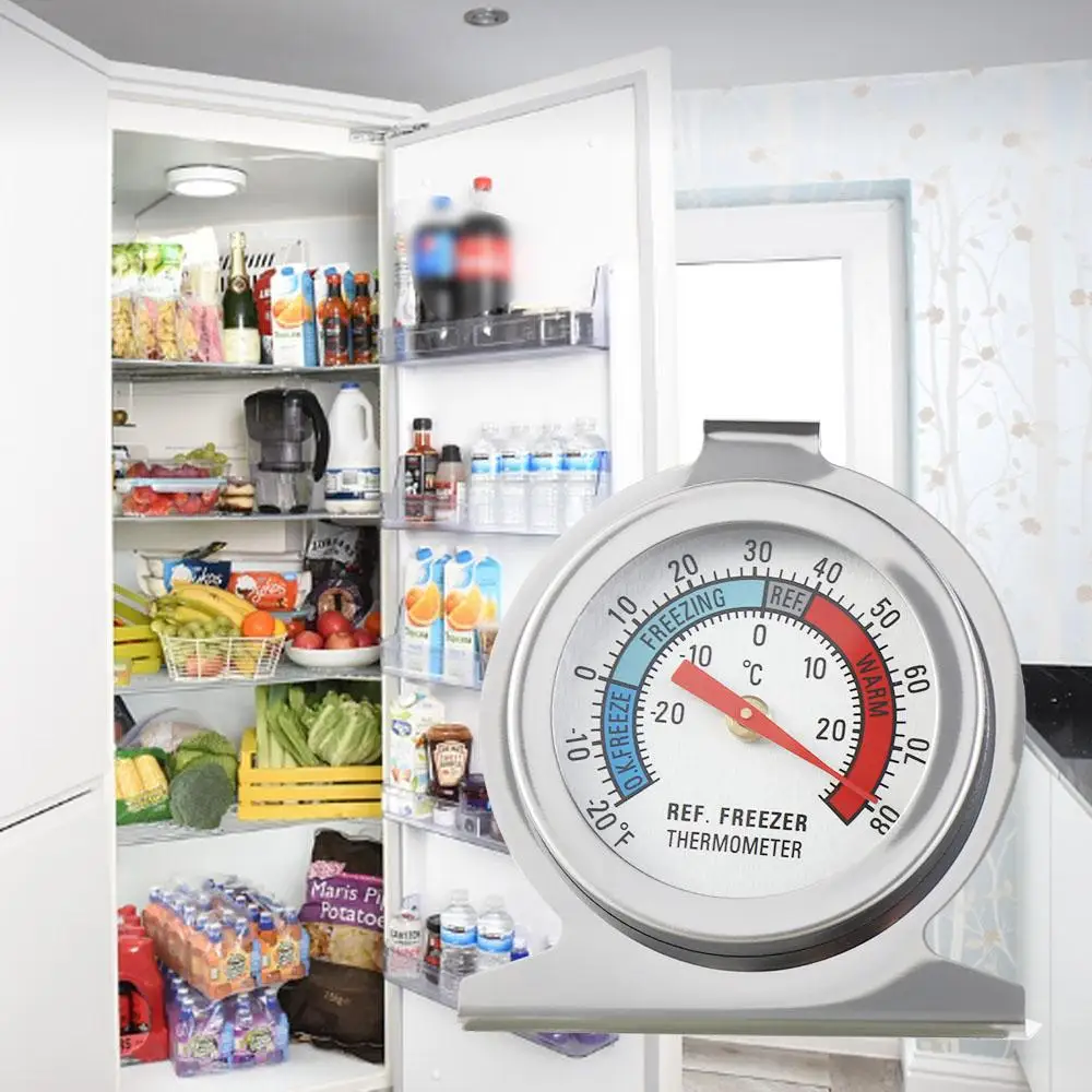 Monitor Kitchen Tool Keep Fresh Refrigerator Freezer Thermograph Temperature Meter Temperature Sensor Fridge Thermometer