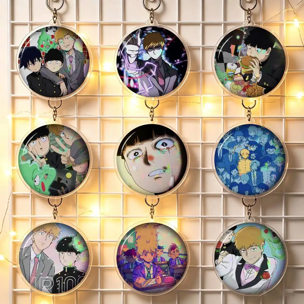 Anmie Funny A-Mob Psycho-S 100  Anime Brooches Cute Cartoon Badge Jacket Jeans Lapel Pin Gift Accessorie