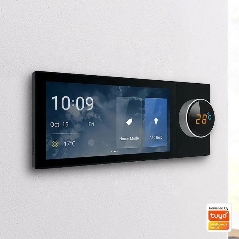 Sistema di controllo domestico intelligente Zigbee Hub Gateway Wifi Touch screen multifunzionale Pannello interruttori di controllo centrale incorporato BLE