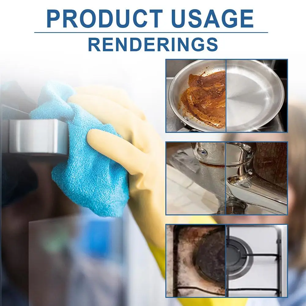 1pcs Multifunctional Household Kitchen Cleaner All-purpose Cleaning Product Cleaner Best Safety Cleaner For Kitchen Stove T L0a2