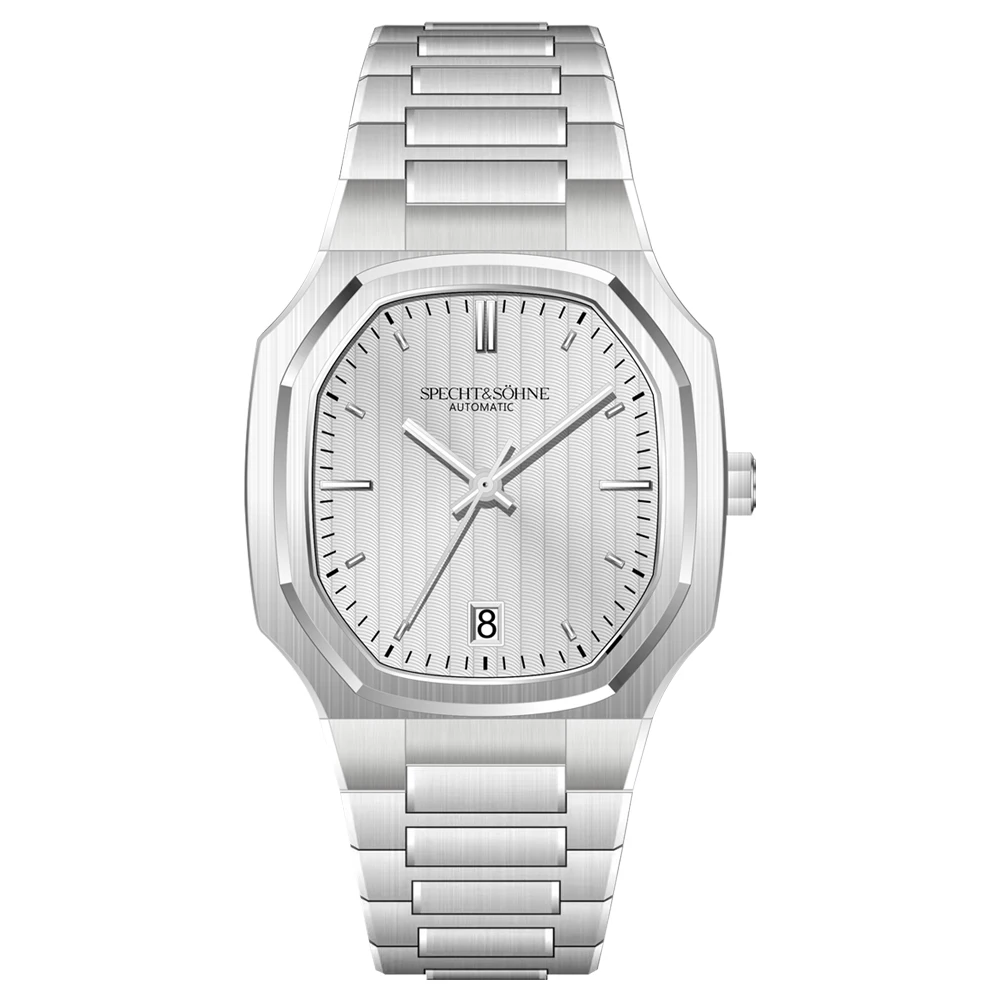 2026 Neue Luxus-Specht & Söhne Uhr 37MM Automatikuhren für Herren 8215 Uhrwerk Saphirglas Edelstahl 50M Wasserdicht