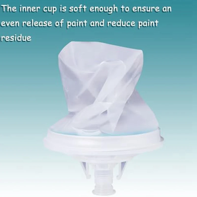 Kit de juego de vasos mezcladores de pulverizador de pintura desechable para pistola de pintura automotriz, pistola de pintura en aerosol HVLP, juego de 20 onzas (600Ml)