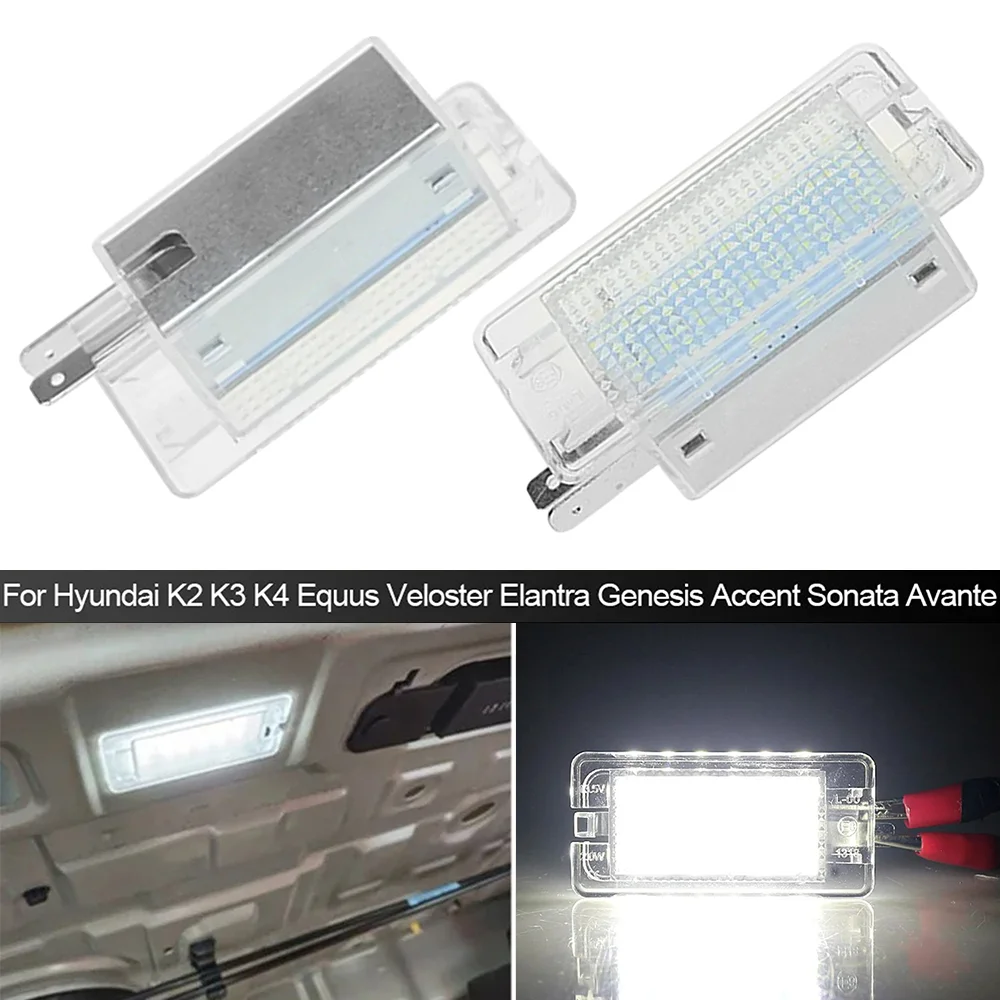 

Car LED Luggage Lights Trunk Boot Lamp 6500K White Plug Play Replacement Light No Error for Hyundai I30 I10 I20 I40 Elantra Kia