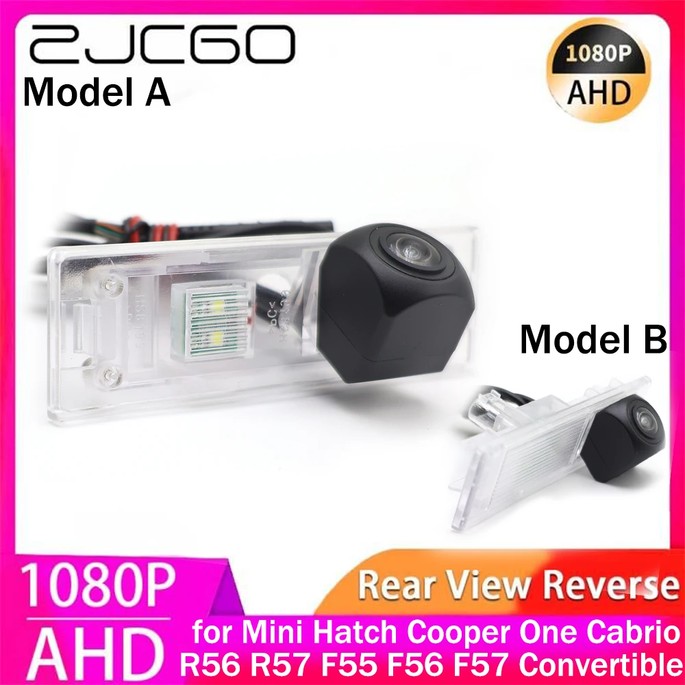 

ZJCGO AHD 1080P Parking Reverse Back up Car Rear View Camera for Mini Hatch Cooper One Cabrio R56 R57 F55 F56 F57 Convertible