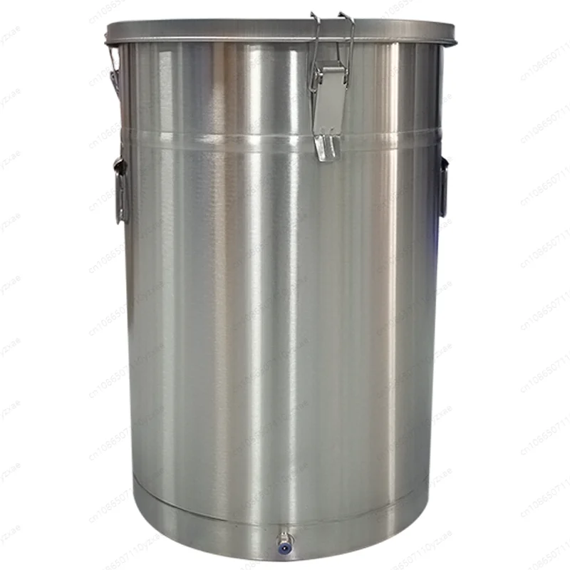 Stainless Steel Fluidizing Powder Barrel Hopper Replacement Accessory For Electrostatic Powder Coating Sprayer
