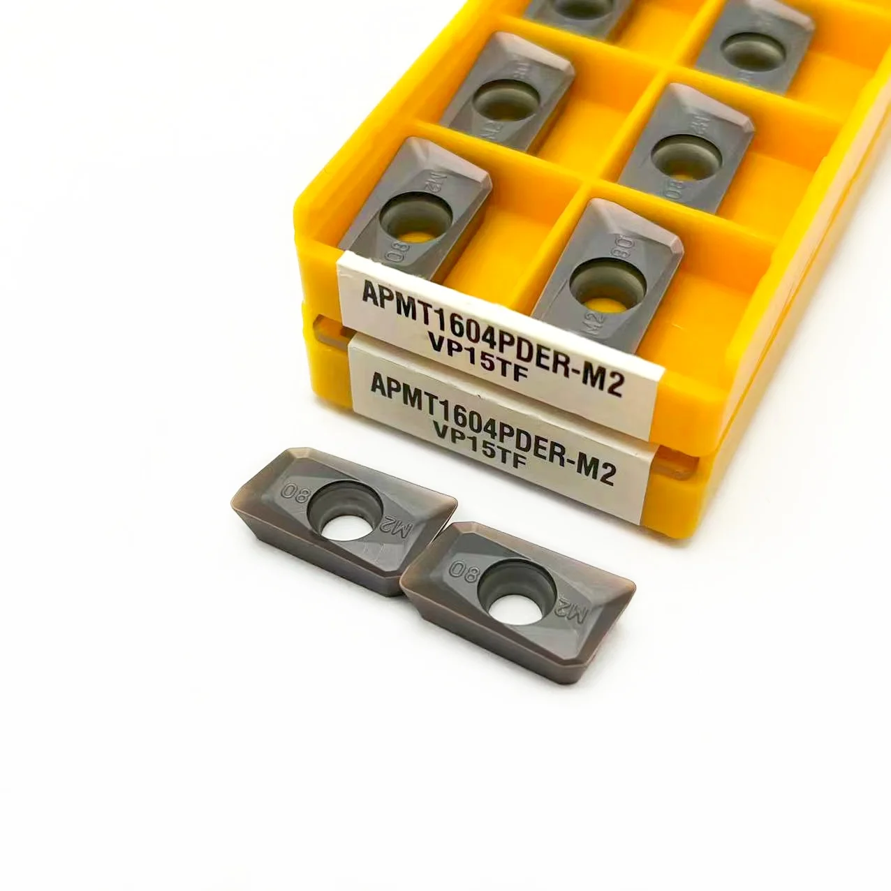 APMT1604 M2/H2 VP15TF تحول أداة كربيد إدراج APMT1604 VP15TF الوجه مطحنة مخرطة طحن أدوات الكمبيوتر القاطع طحن أدوات الكمبيوتر