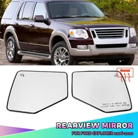 Para Ford Explorer 2006 2007 2008 2009 2010 lente de cristal de espejo retrovisor Exterior con calefacción 6L2Z-17K707-E 6L2Z-17K707-C