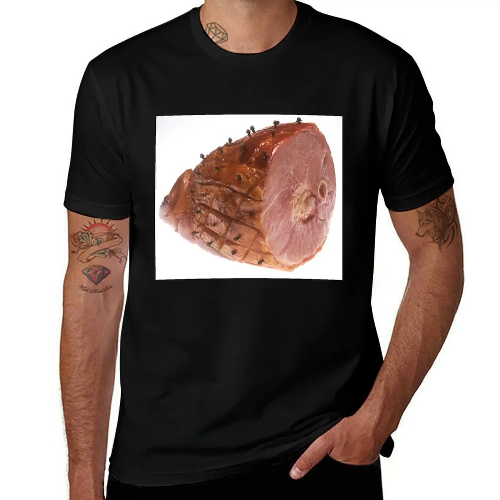 Glazed Ham T-Shirt Plus Size Short Sleeve T-Shirt