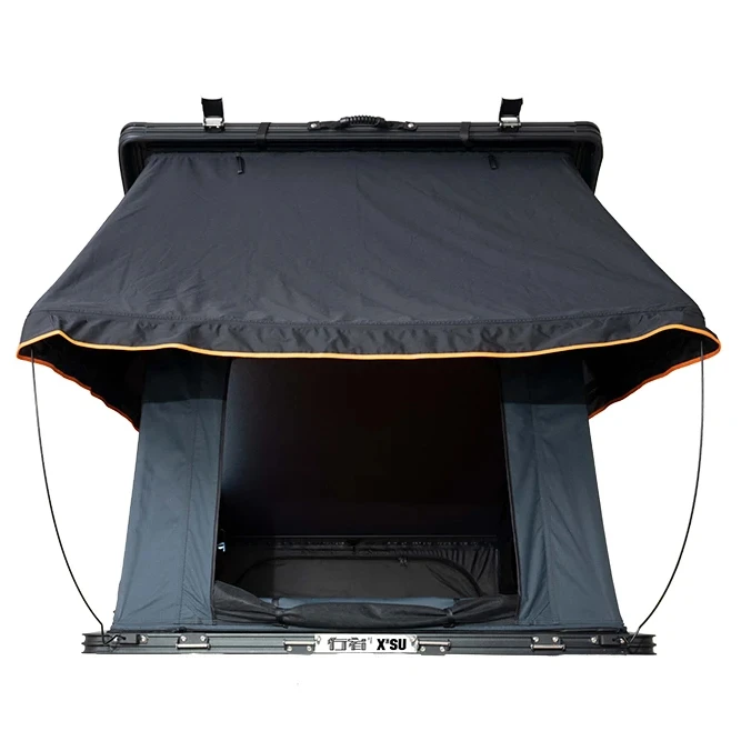 

Xscamper Camping Aluminum Rooftop Tent Car Triangle Hard Shell Roof Top Tent for Outdoor Hiking Top Roof Car Tent 2 Person