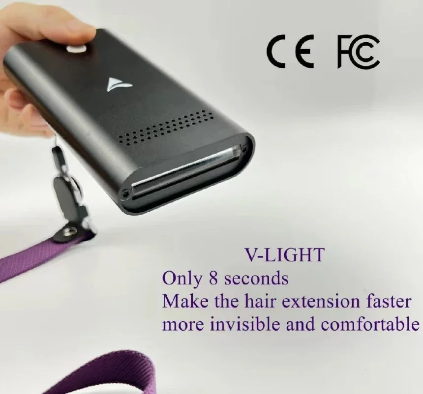 Hot Selling  V Light Hair Extension Machine V Light Hair Extension Kits