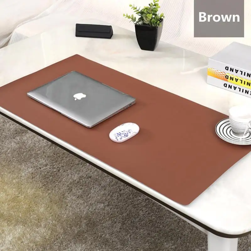 Large Mouse Pad Extra Big Non-Slip Desk Pad Waterproof PU Leather Desk Table Protector Gaming Mouse Mat for Game Office Work