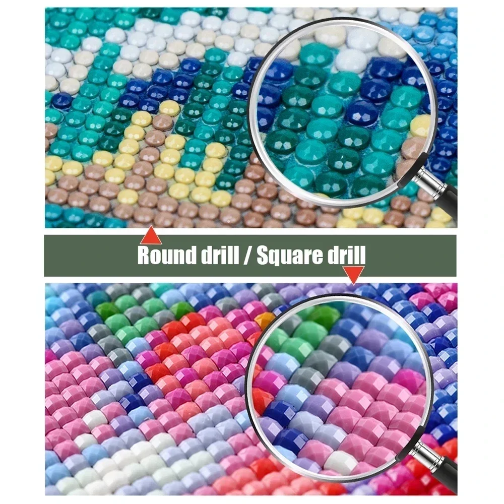 YOUQU Photo Custom Rhinestone DIY Diamond Mosaic Diamond Embroidery Diamond Painting Cross Stitch Full Square Picture for Sale