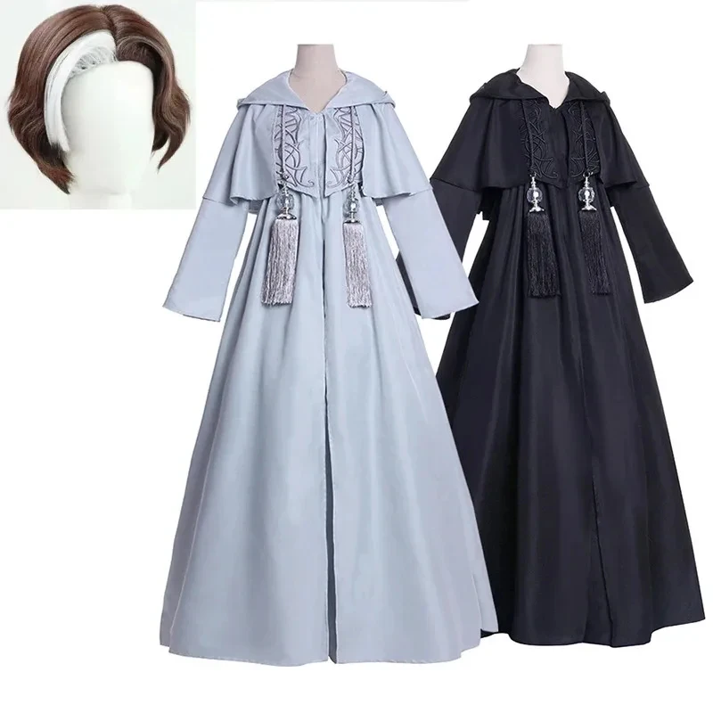 w,3;f'5\b/ff14 Final Anime Emet Selch robe Mask Hair Cosplay Wigs party clothing6;h\b.8'k/ view 2