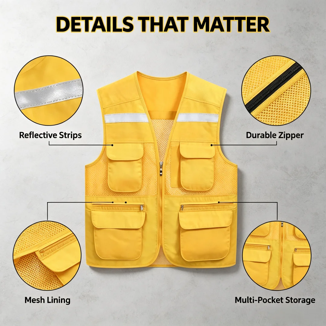 Summer Thin Mesh Vest for Men Breathable Multi-pocket Photography Fishing Vest Leisure Outdoor Sports Mountaineering Undershirt
