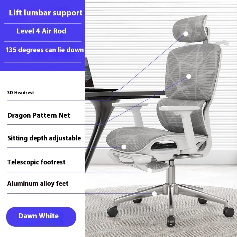 

Ergonomi Chair Computer 3D Lifting Lumbar Support Chairs E-sports Aluminium Computer Chaise Ergonomique Office Furniture